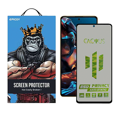 گلس حریم شخصی گوشی شیائومی Poco X5 اپیکوی مدل Cactus-ESD-Privacy