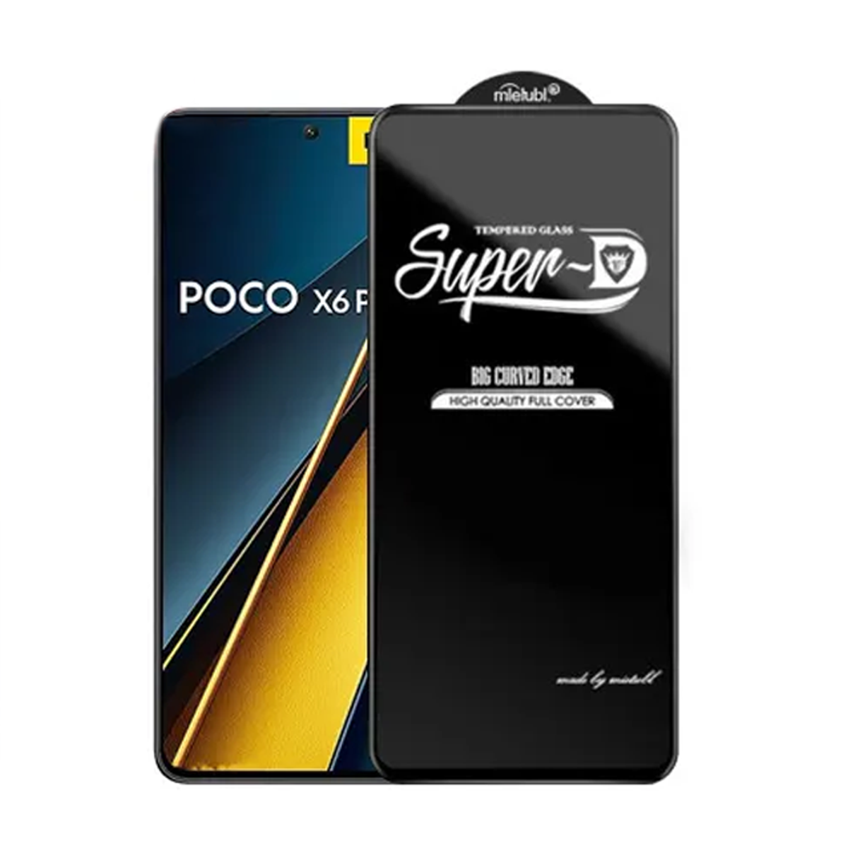 گلس گوشی پوکو X6 Pro 5G میتوبل مدل Tempered Super D