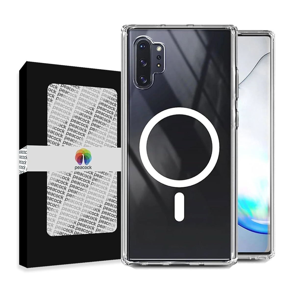 کاور گوشی سامسونگ Galaxy Note 10 Plus پیکوک مدل Clear Magsafe