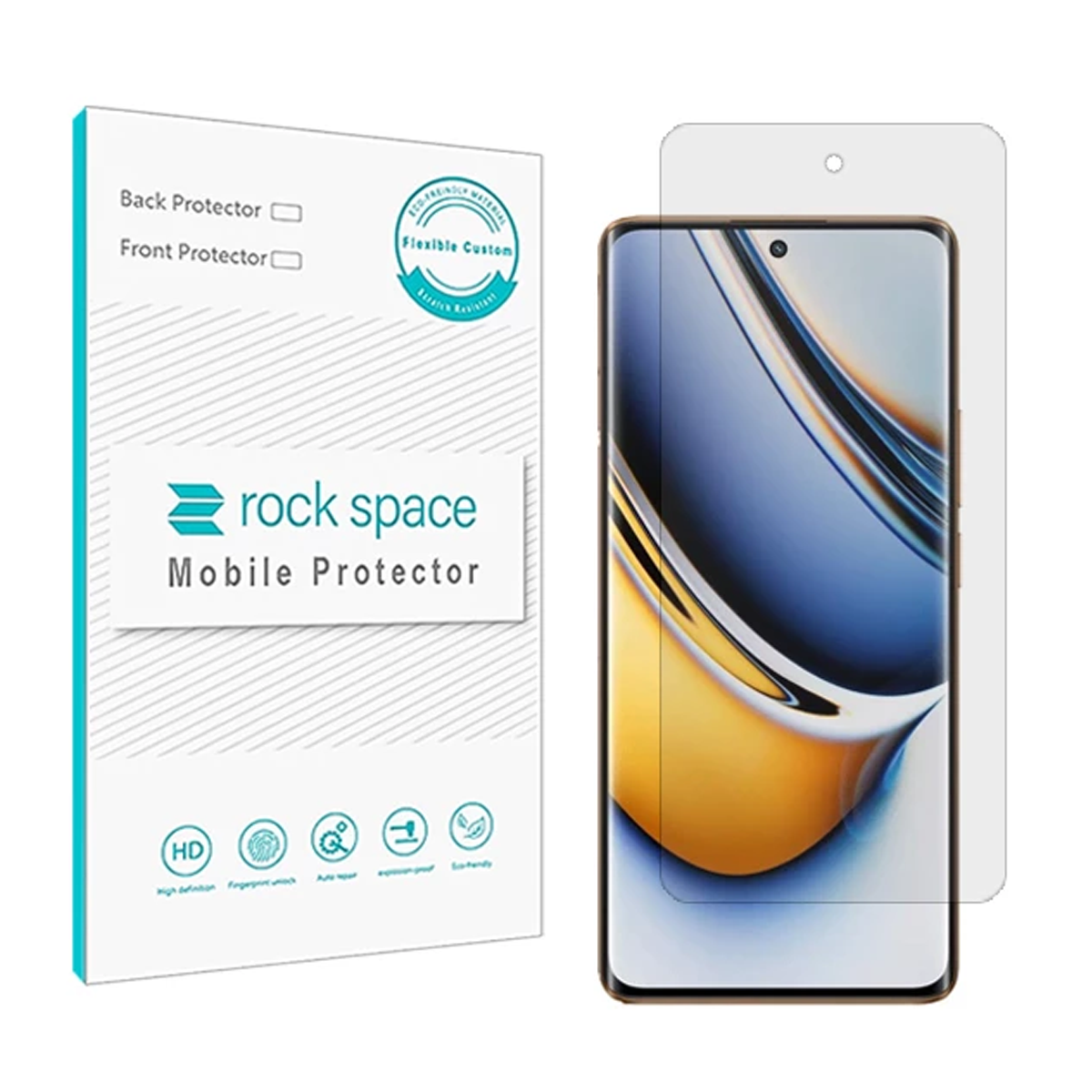 گلس گوشی ریلمی 11Pro Plus راک اسپیس مدل Hygel گلس گوشی ریلمی 11Pro Plus راک اسپیس مدل Hygel