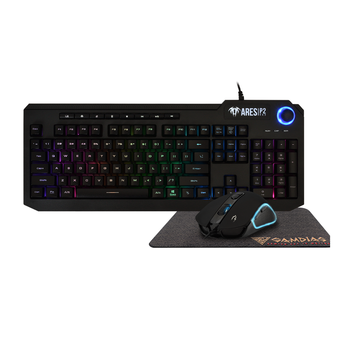 ست گیمینگ گیم دیاس مدل ARES P2 3-IN-1 COMBO-small-image