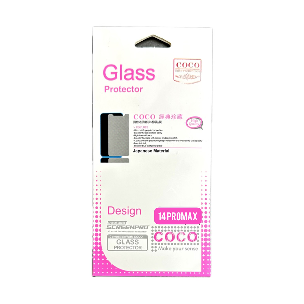 گلس گوشی اپل iPhone 14 Pro Max کوکو مدل 10D Pro Plus