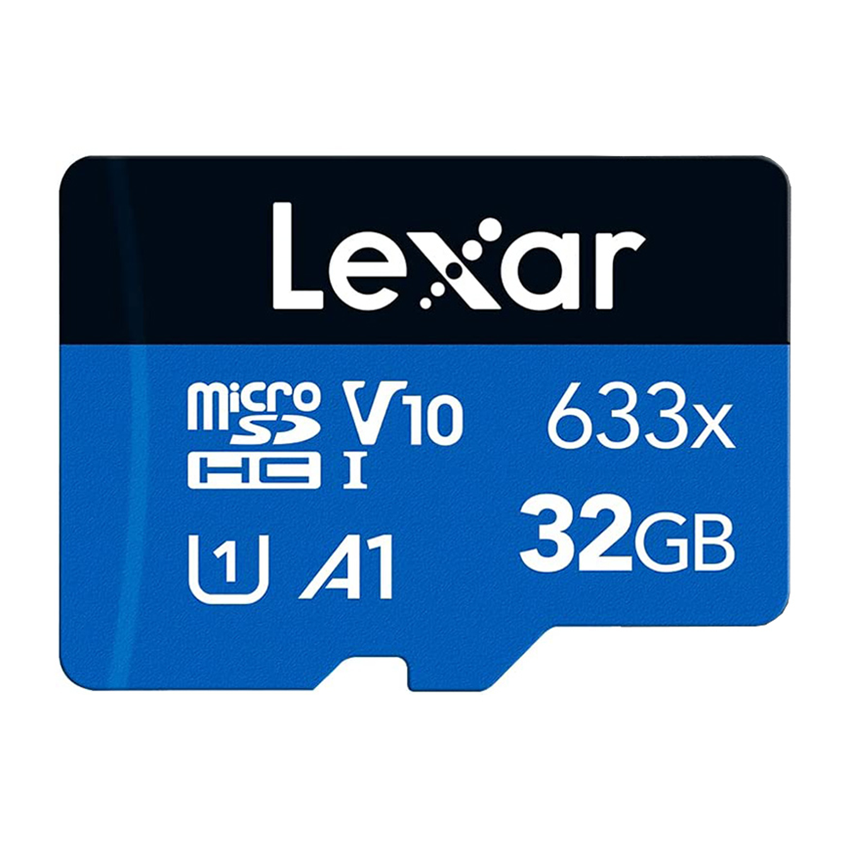 کارت حافظه microSDHC لکسار مدل 633x کلاس 10 استاندارد UHS-I U1 سرعت 100MBps ظرفیت 32 گیگابایت