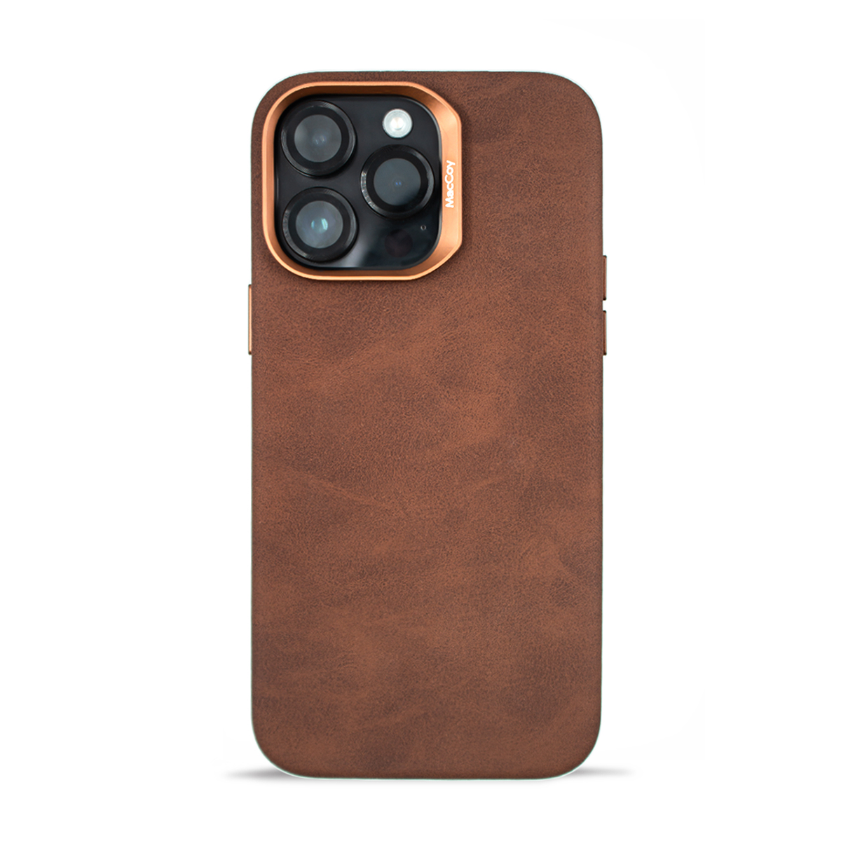 قاب گوشی اپل iPhone 15 Pro Max مک کوی مدل Enormous چرمی مگ سیف دار