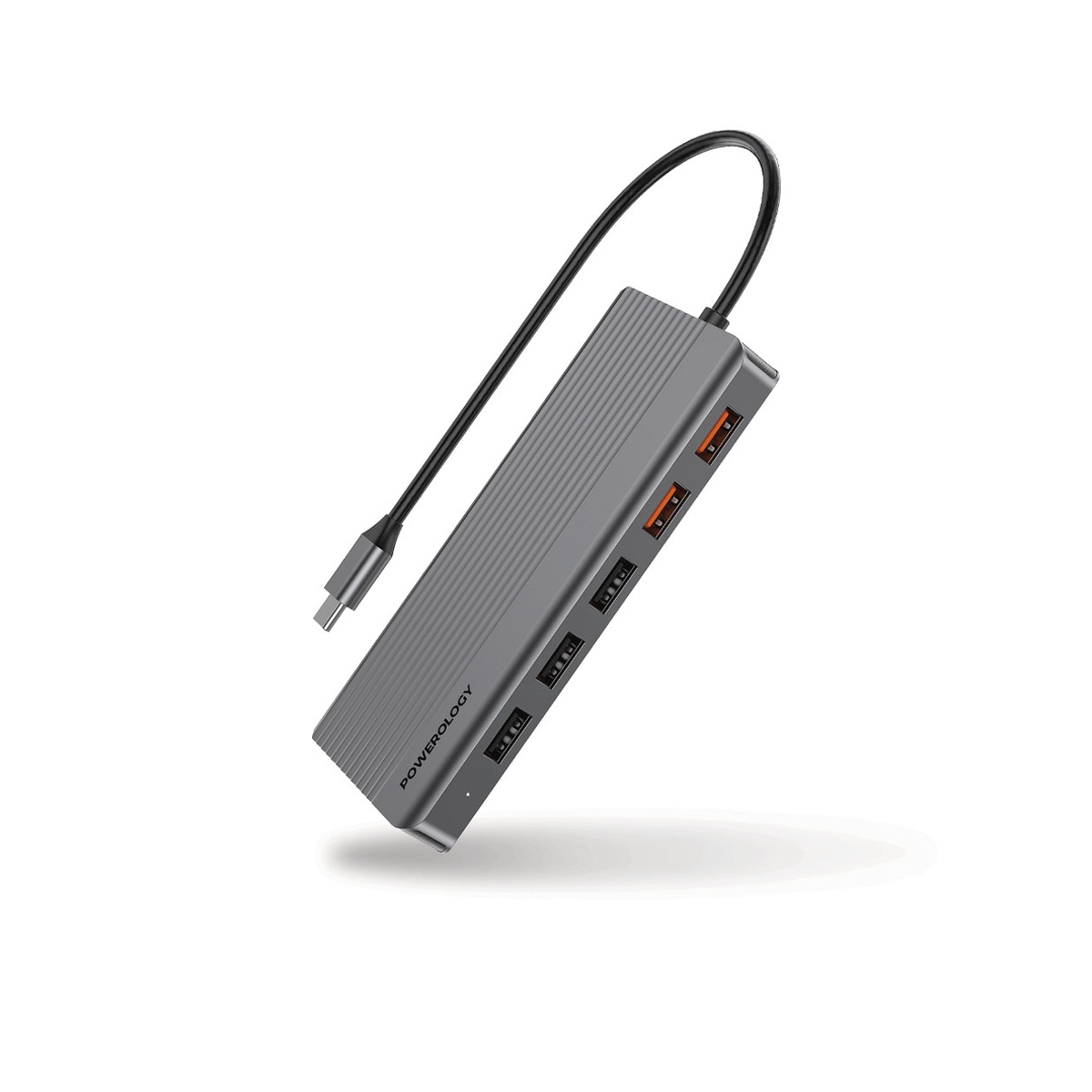 هاب USB-C پاورولوجی 12 پورت مدل P121HBCGY