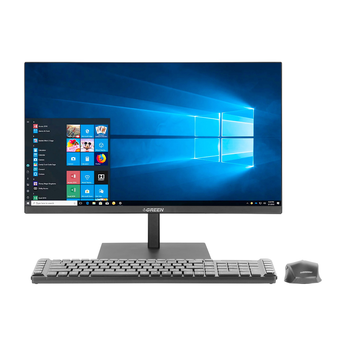 کامپیوتر All in One گرین 23.8 اینچی مدل GX624-i516S i5 12400 16GB 512GB --- فعال نشود-small-image