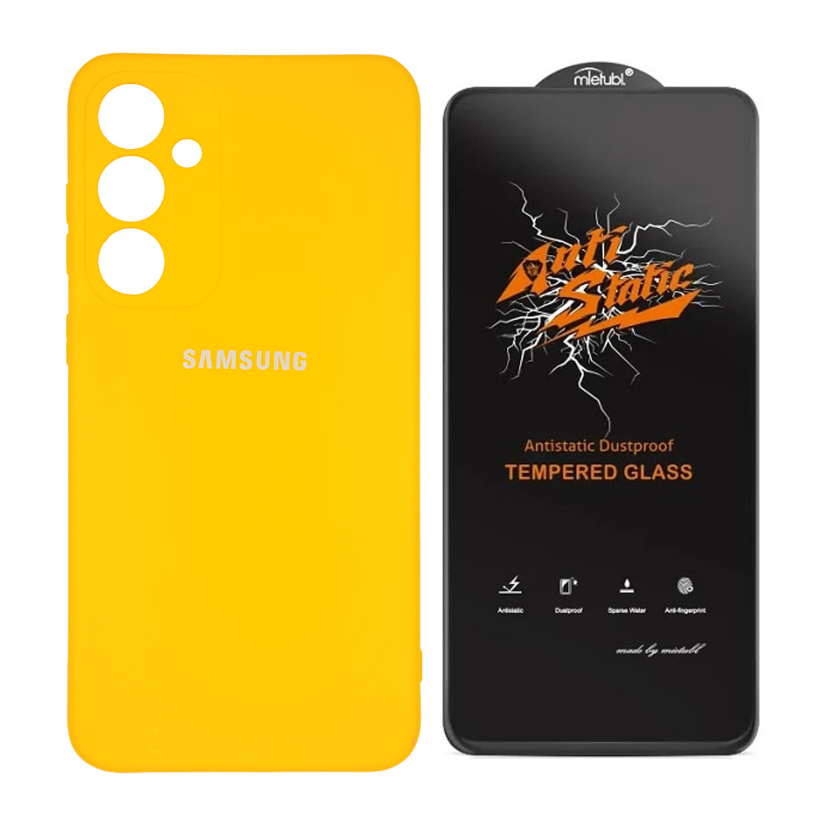 قاب گوشی سامسونگ گلکسی A25 مدل سیلیکونی به همراه گلس Anti Static