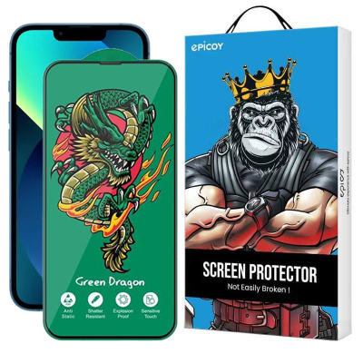 محافظ صفحه نمایش اپیکوی مدل Green Dragon ExplosionProof مناسب برای گوشی موبایل اپل iPhone 13 / 13 Pro/ 14 محافظ صفحه نمایش اپیکوی مدل Green Dragon ExplosionProof مناسب برای گوشی موبایل اپل iPhone 13 / 13 Pro/ 14