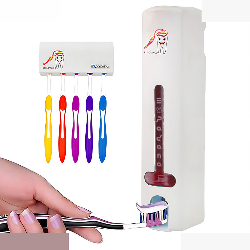 جا مسواکی اسپادانا کد 104000240 به همراه دستگاه خمیر دندان