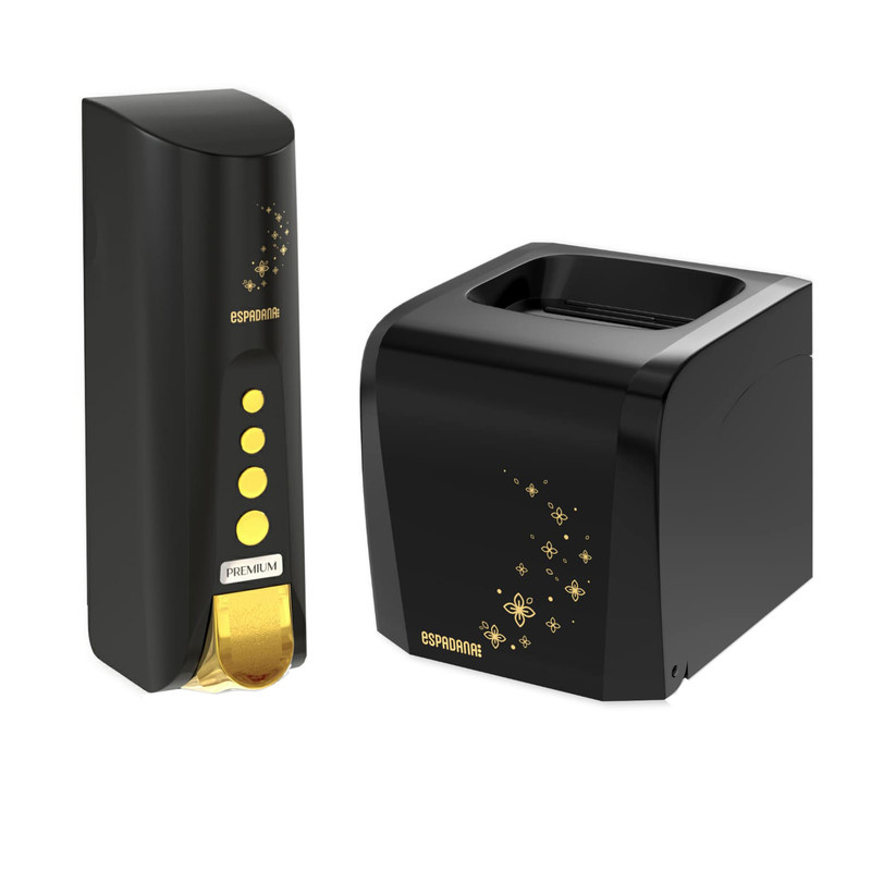 پایه رول دستمال کاغذی بنتی مدل دکورال به همراه جا مایع