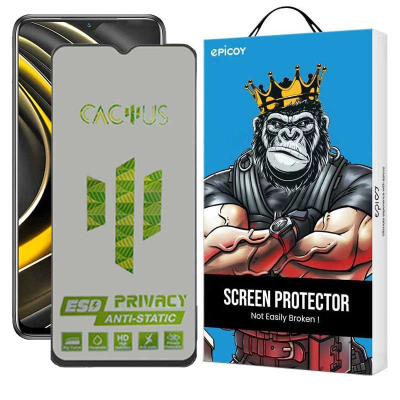 محافظ صفحه نمایش حریم شخصی اپیکوی مدل Cactus-ESD-Privacy مناسب برای گوشی موبایل پوکو M3 - M2 - M2 Reloaded