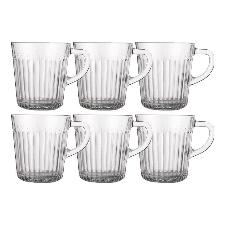 لیوان لیمون مدل دسته دار کد 2281 - 280 سی سی مجموعه 6 عددی لیوان لیمون مدل دسته دار کد 2281 - 280 سی سی مجموعه 6 عددی