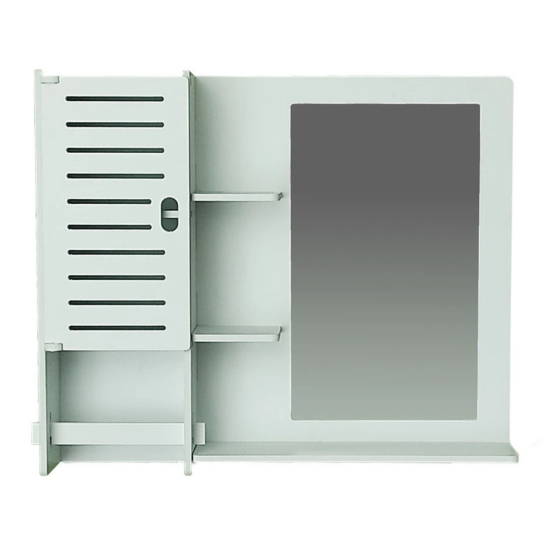 ست آینه و باکس سرویس بهداشتی خونه خاص مدل چپ سایز 56*46 سانتی متر