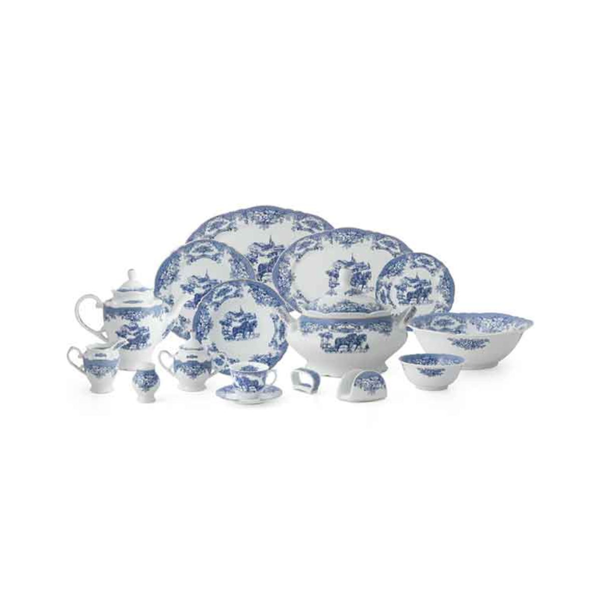 سرویس غذاخوری 102 پارچه چینی پردیس مدل الگانس ویلیج سرویس غذاخوری 102 پارچه پارس اپال مدل الگانس ویلیج-small-image