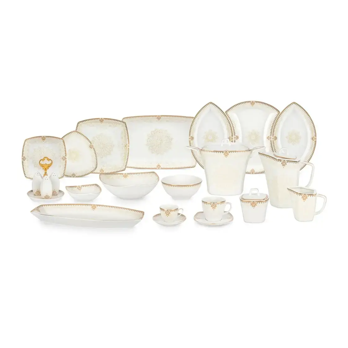 سرویس غذاخوری نیوبن 96 پارچه چینی پردیس مدل سیاتل دایانا سرویس غذاخوری نیوبن 96 پارچه چینی پردیس مدل سیاتل دایانا-small-image