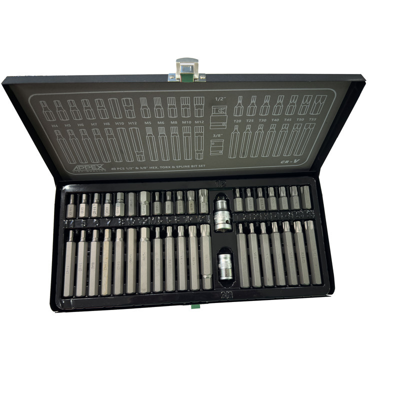 آچار بیت اپکس مدل SMT-APPEX-40PCS-APX-4060-NEW SERIES مجموعه 40 عددی