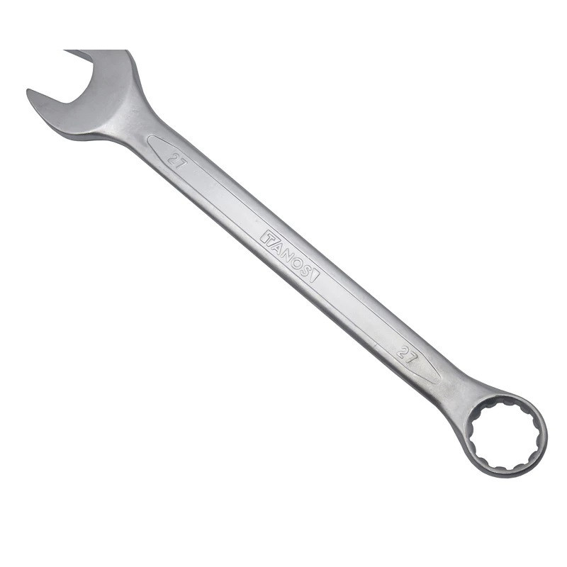 آچار یکسر تخت و یکسر رینگی تانوس مدل SMT-TAKHT RING-27MM-TANOS سایز 27 میلی متر