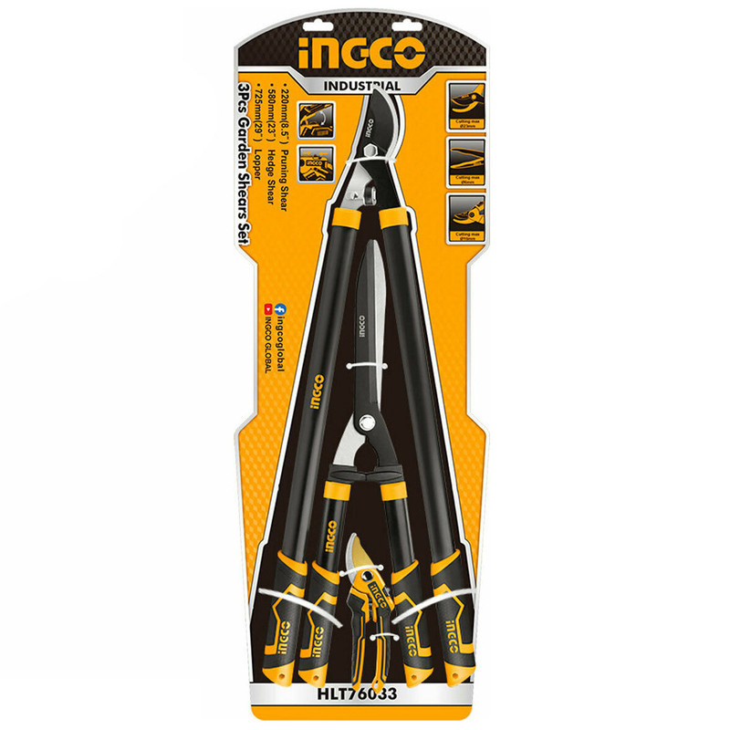 قیچی باغبانی اینکو مدل HLT76033 مجموعه 3 عددی