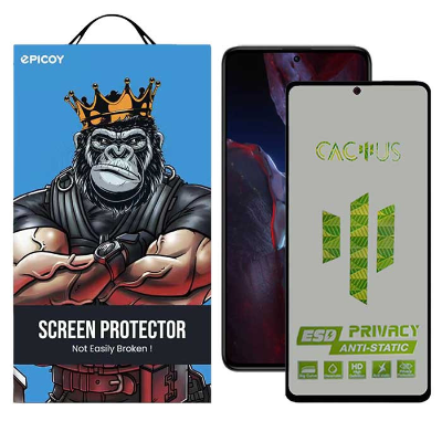 محافظ صفحه نمایش حریم شخصی اِپیکوی مدل Cactus-ESD-Privacy مناسب برای گوشی موبایل شیائومی Xiaomi Poco F5 Pro -Poco F5 -Poco F4 GT -Poco F4 -Poco F3 GT - F3