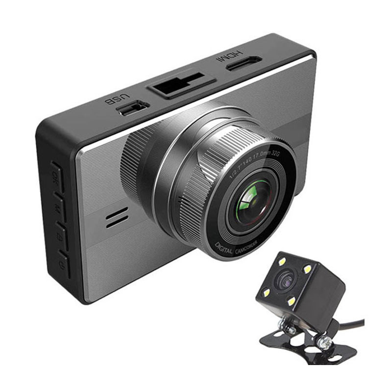 دوربین ثبت وقایع خودرو انی تک مدل A10-WiFi به همراه دوربین دنده عقب