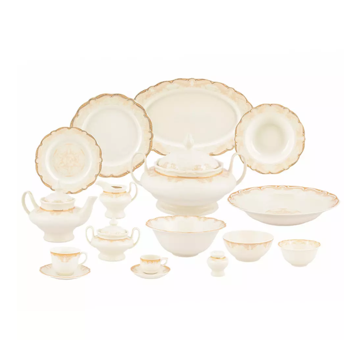 سرویس غذاخوری نیوبن 98 پارچه چینی پردیس مدل همیلتون مارتا سرویس غذاخوری نیوبن 98 پارچه چینی پردیس مدل همیلتون مارتا-small-image