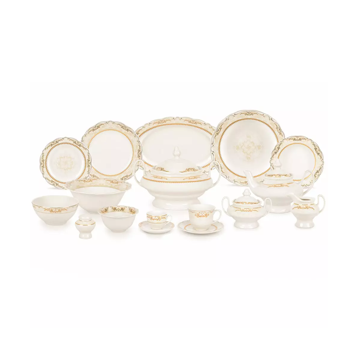 سرویس غذاخوری نیوبن 98 پارچه چینی پردیس مدل همیلتون نلین-small-image