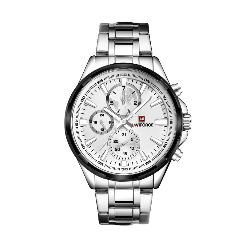 ساعت مچی عقربهای مردانه نیوی فورس مدل NF9089M -S-W