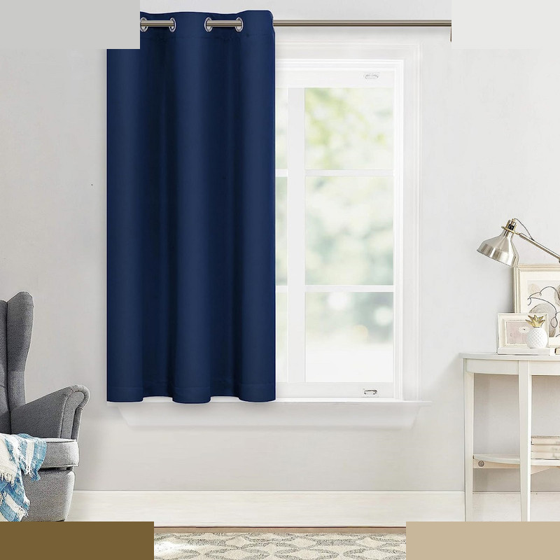 پرده نوین پرده خورشید مدل کتان ملانژ سایز 140x230 سانتی متر