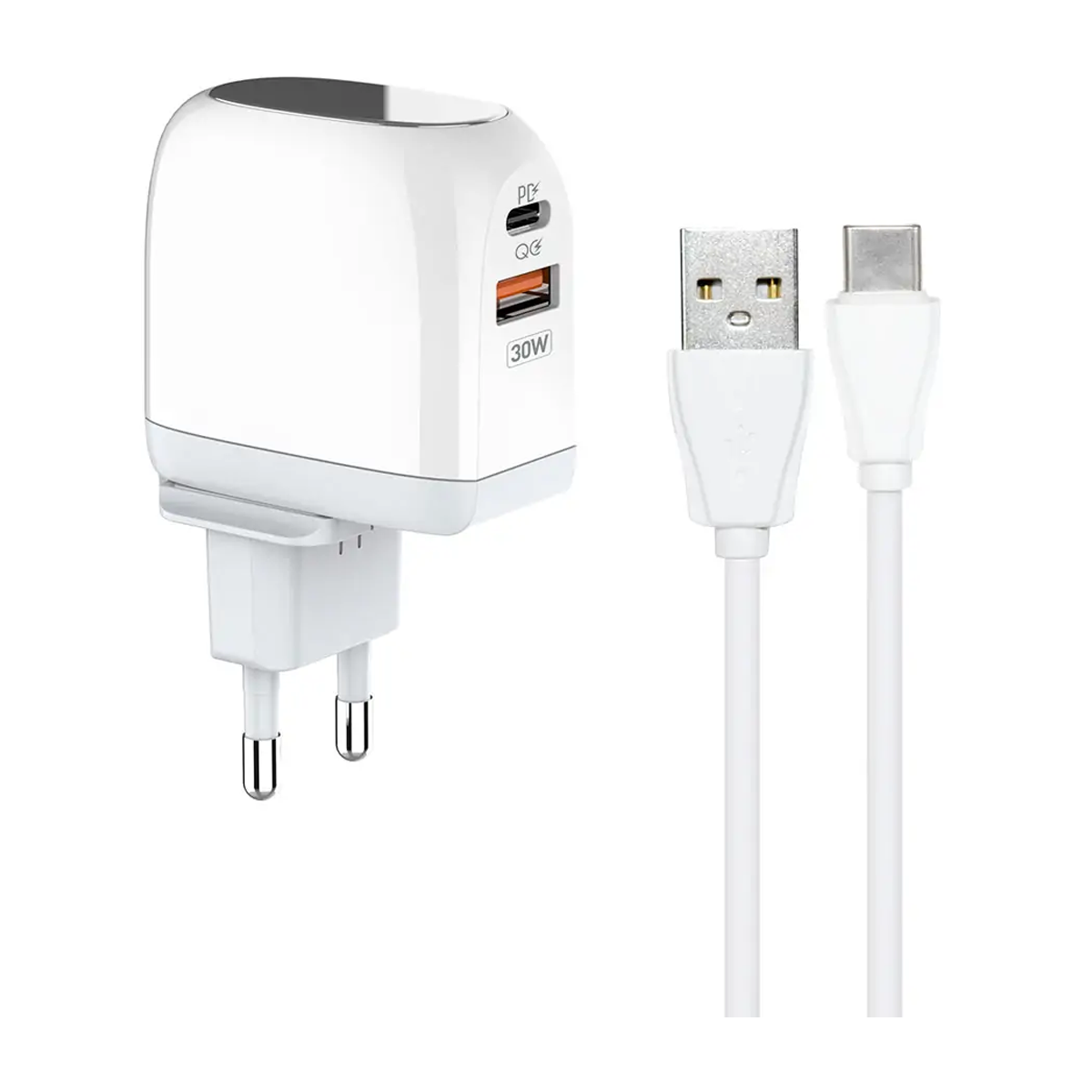 شارژر دیواری کینگ استار مدل KW215PD توان 30 وات شارژر دیواری کینگ استار مدل KW215PD توان 30 وات