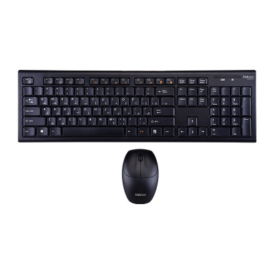 کیبورد و ماوس بی سیم هترون مدل HKCW130 کیبورد و ماوس بی سیم هترون مدل HKCW130