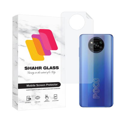محافظ پشت گوشی پوکو X3 Pro شهر گلس مدل NANOMTSH محافظ پشت گوشی پوکو X3 Pro شهر گلس مدل NANOMTSH