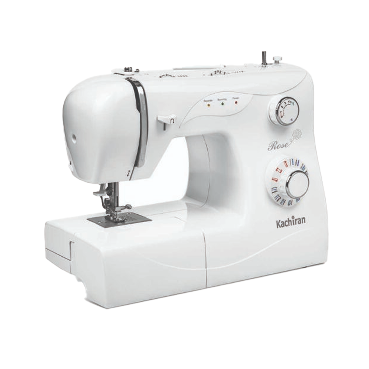چرخ خیاطی کاچیران مدل رز 330 پلاس نقره ای