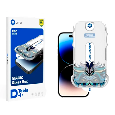 گلس گوشی اپل iPhone 15 لیتوو مدل D+ Tools Magic Glass Box به همراه کیت نصب گلس گوشی اپل iPhone 15 لیتوو مدل D+ Tools Magic Glass Box به همراه کیت نصب