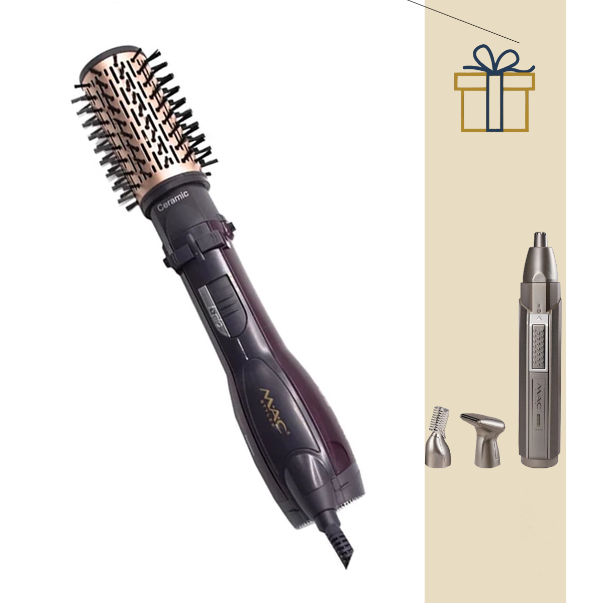 سشوار مک استایلر مدل MC-6651 به همراه موزن گوش و بینی MC-8807-small-image