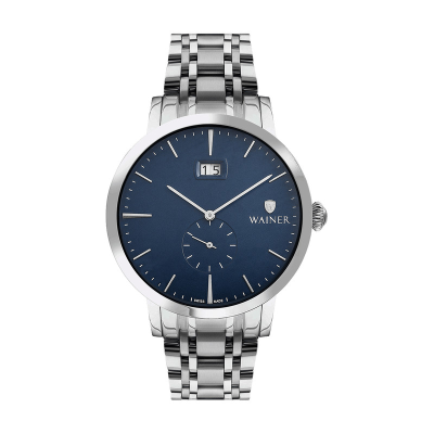 ساعت مچی مردانه واینر مدل WA.01881-D بند استیل نقره ای