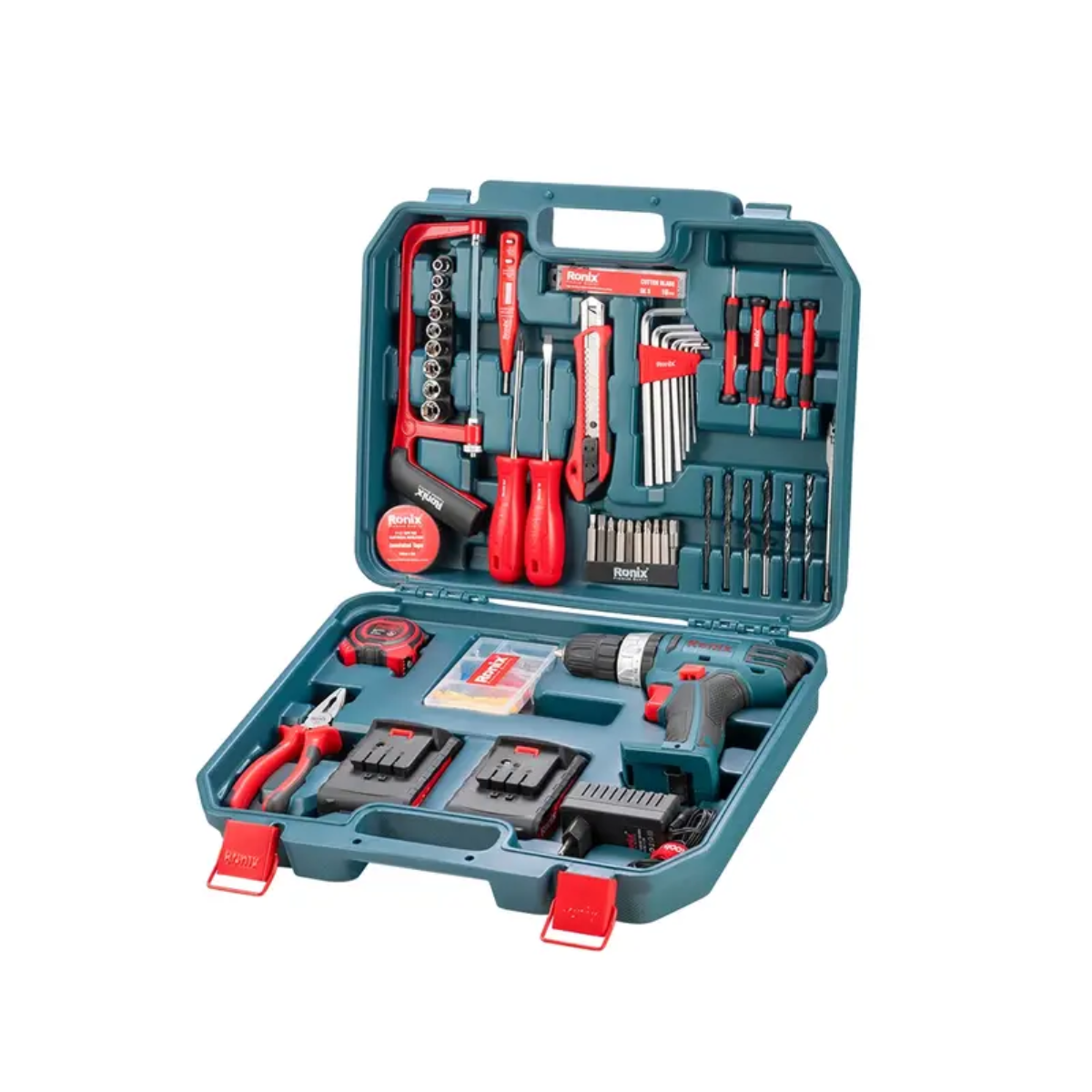 ست پیچ گوشتی شارژی رونیکس 53 عددی مدل RS-8018