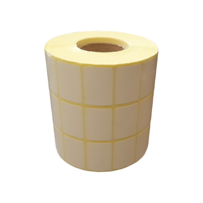لیبل کاغذی سه ردیفه مدل RNS 21x31-6000 برچسب پرینتر لیبل زن مدل RNS 21x31-6000