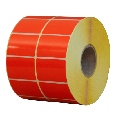 لیبل کاغذی دو ردیفه مدل LR3451 برچسب پرینتر لیبل زن مدل LR3451