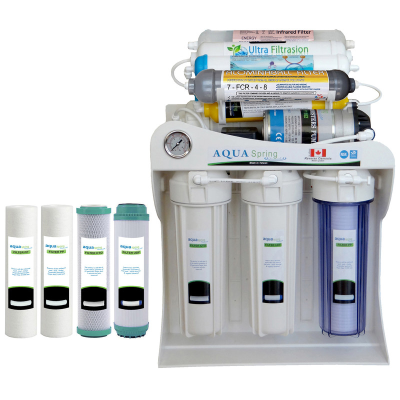 دستگاه تصفیه کننده آب آکوآ اسپرینگ مدل RO-SF5850 به همراه فیلتر تصفیه آب بسته 4 عددی دستگاه تصفیه کننده آب آکوآ اسپرینگ مدل RO-SF5850 به همراه فیلتر تصفیه آب بسته 4 عددی