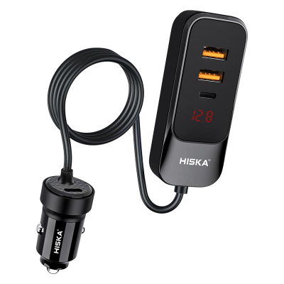 شارژر فندکی هیسکا مدل HCC-327 توان 120 وات