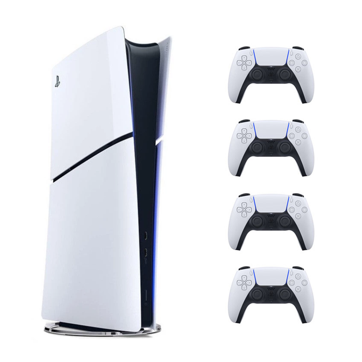 پلی استیشن 5 اسلیم دیجیتال آمریکا سفید 1 ترابایت + 3 دسته سفید پلی استیشن 5 اسلیم دیجیتال آمریکا سفید 1 ترابایت + 3 دسته سفید-small-image