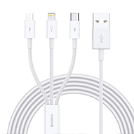 کابل 1 به 3 باسئوس مدل CAMLTYS-02 به طول 1.5 متر  کابل 1 به 3 باسئوس مدل CAMLTYS-02 به طول 1.5 متر