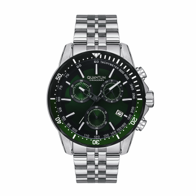 ساعت مچی مردانه کوانتوم مدل PWG1036.570 بند استیل نقره ای