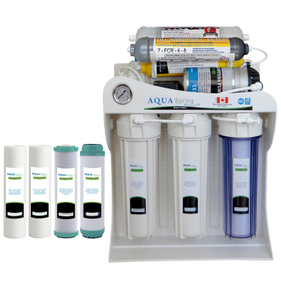 دستگاه تصفیه کننده آب آکوآ اسپرینگ مدل RO-SF5580 به همراه فیلتر تصفیه آب مجموعه 4 عددی دستگاه تصفیه کننده آب آکوآ اسپرینگ مدل RO-SF5580 به همراه فیلتر تصفیه آب مجموعه 4 عددی