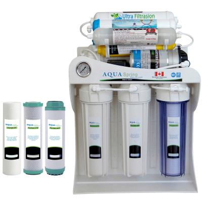 دستگاه تصفیه کننده آب آکوآ اسپرینگ مدل UF - SF4600 به همراه فیلتر مجموعه 3 عددی دستگاه تصفیه کننده آب آکوآ اسپرینگ مدل UF - SF4600 به همراه فیلتر مجموعه 3 عددی