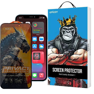 گلس حریم شخصی گوشی اپل iPhone 12 Pro Max اپیکوی مدل Knight Privacy
