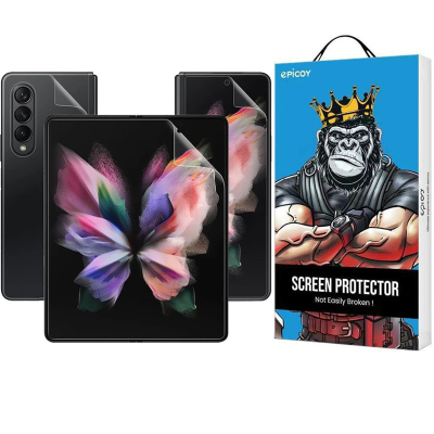 گلس گوشی سامسونگ Galaxy Z Fold 5 اپیکوی مدل Full Body 360 به همراه محافظ پشت گوشی