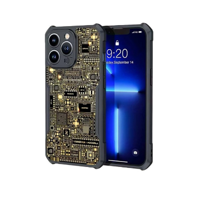 کاور گوشی اپل iPhone 14 Pro Max ژاند مدل Gold