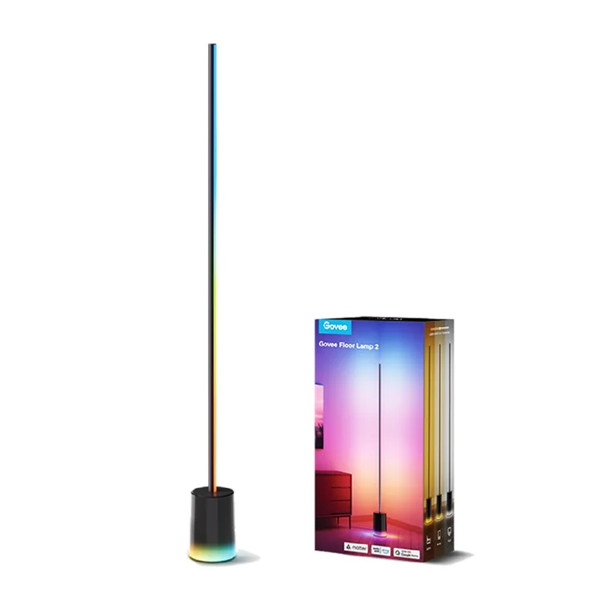 چراغ هوشمند گووی مدل RGBICWW Floor Lamp 2 H607C