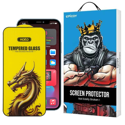 گلس گوشی اپل iPhone 12 Pro Max اپیکوی مدل Golden Dragon